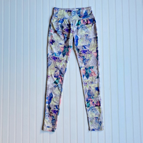 Mossimo Pastel Geometric Leggings Size XS XS - Picture 1 of 11